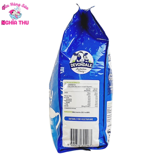 Sữa Devondale Nguyên Kem 1KG Full Cream NK Úc