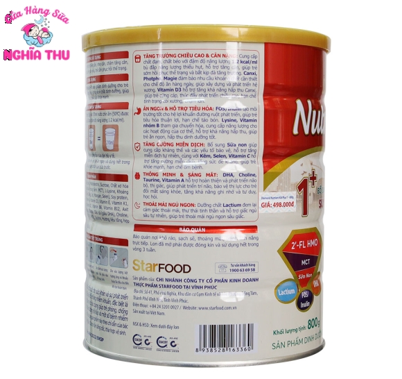 Sữa Diamond Nutrient Kid 1+ 800g (trên 1 tuổi)