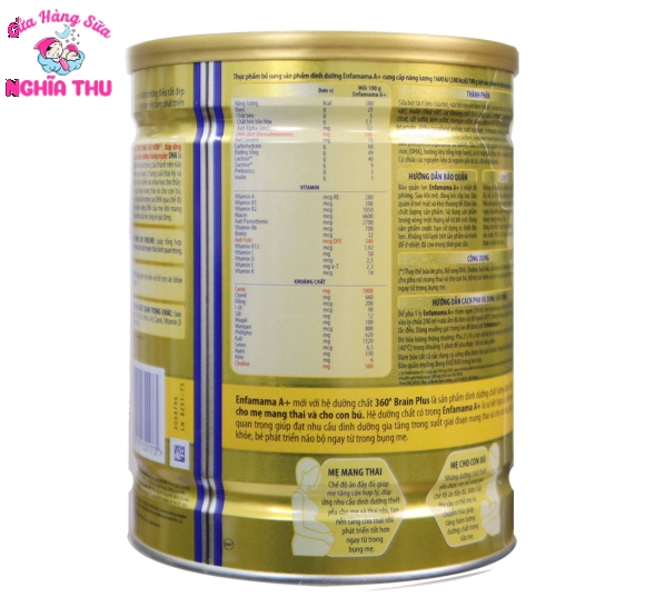 Sữa Enfamama Sôcôla 830g cho mẹ bầu, cho con bú