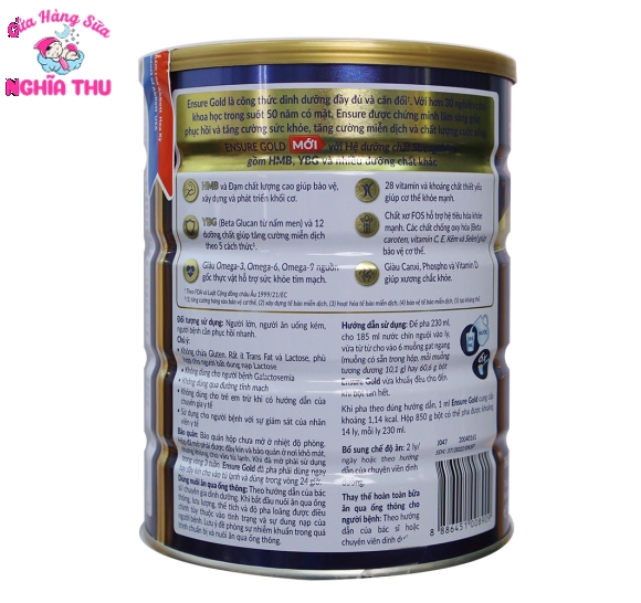 Sữa Ensure Gold StrengthPro Mới 800g (dành cho người lớn)