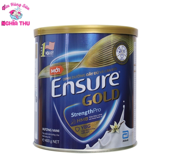Sữa Ensure Gold StrengthPro 380g hương Vani của Abbott