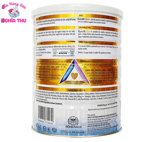 Sữa Eurofit Gold 900g (người trưởng thành)