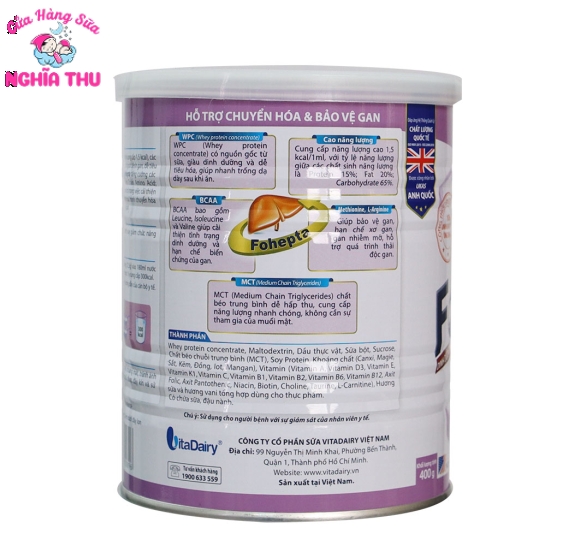 Sữa Fohepta 400g (Cho Người Bệnh Gan)