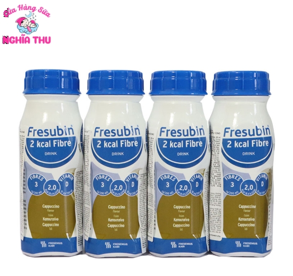 Sữa Fresubin 2Kcal Fibre Cappuccino 200ml (1 vỉ 4 chai)