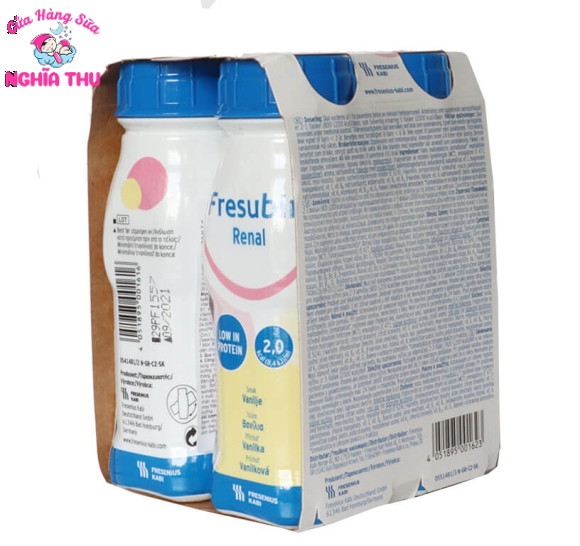 Sữa Fresubin Renal 200ml cho người bệnh thận (1 vỉ 4 chai)