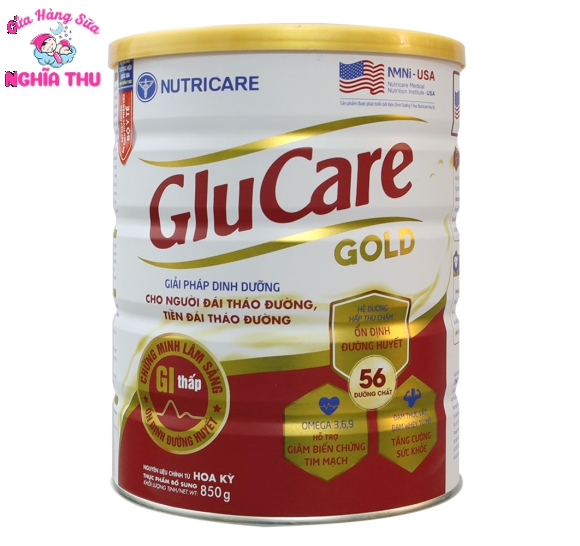 Sữa GluCare Gold 850g (cho người tiểu đường)