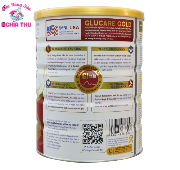 Sữa GluCare Gold 850g (cho người tiểu đường)