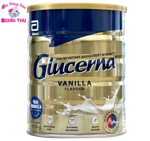 Sữa Glucerna Úc Dành Cho Người Tiểu Đường 850G Abbott