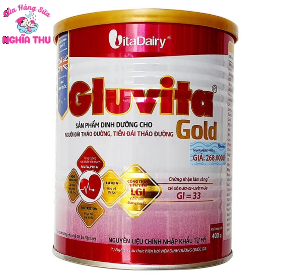 Sữa Gluvita Gold 400g (người bệnh tiểu đường)
