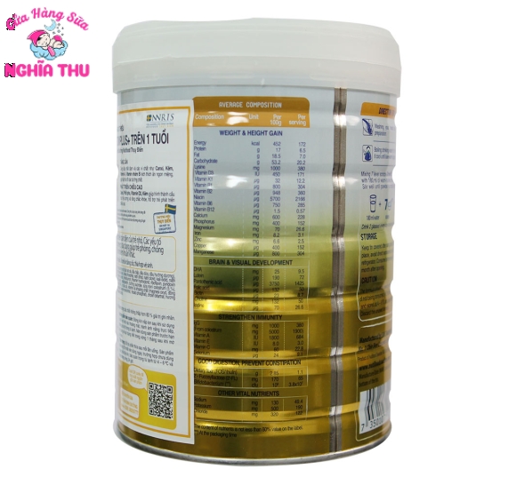 Sữa GrowPLUS+ Vàng Sữa Non 1+ 800G (trên 1 tuổi)