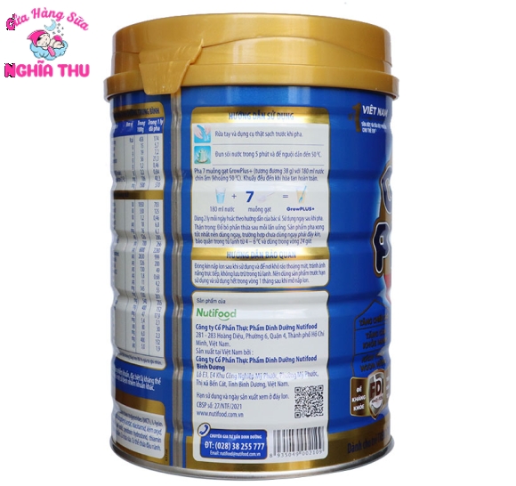 Sữa Grow Plus xanh 900g (cho trẻ 1 tuổi trở lên)