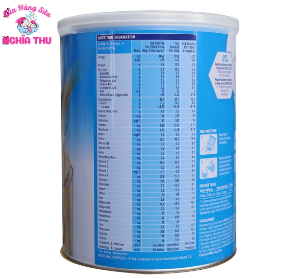 Sữa Kid Essentials Úc Chính Hãng Nestlé 800G (1-10 tuổi)