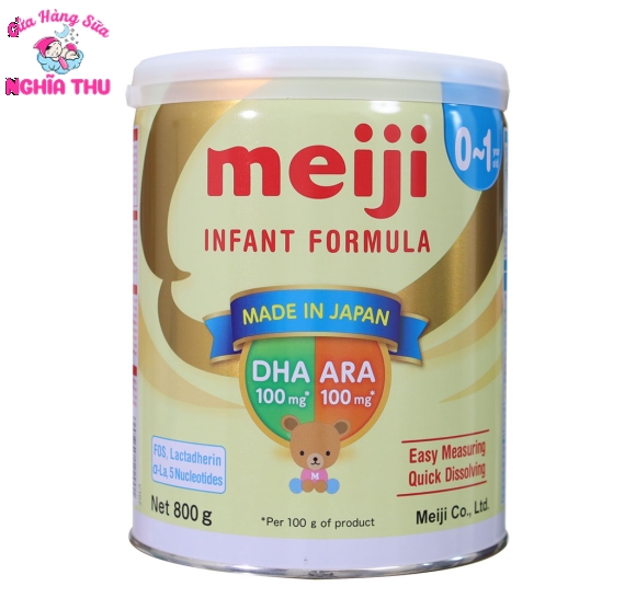 Sữa Meiji số 0 Nhật Bản 800g (trẻ từ 0-1 tuổi)