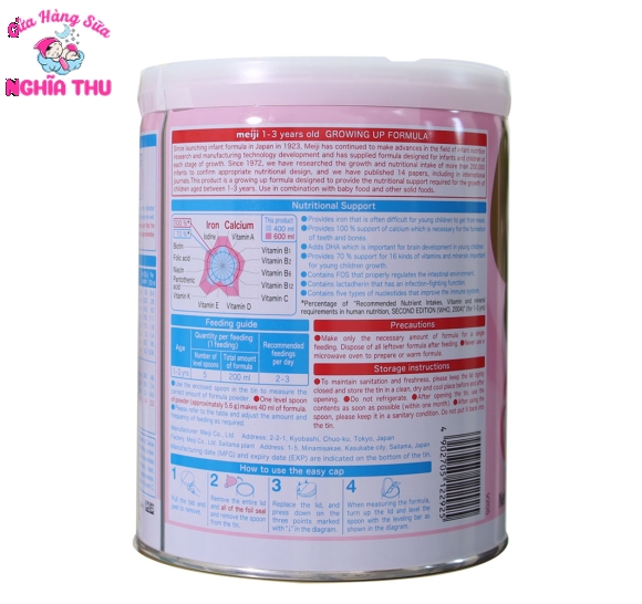 Sữa Meiji số 9 Nhật Bản 800g (trẻ từ 1-3 tuổi)