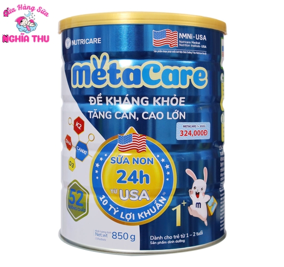 Sữa Meta Care 1+ 850g (trẻ từ 1-2 tuổi)
