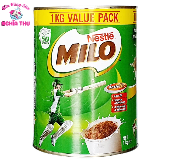 Sữa MILO ÚC 1KG Chính Hãng Nestlé Từ Australia