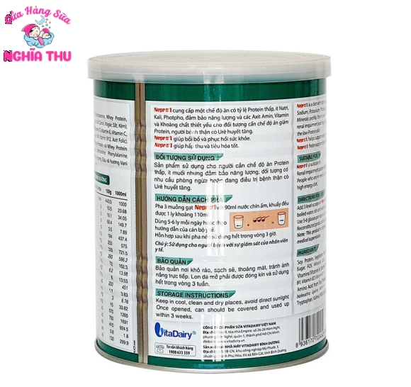 Sữa Nepro 1 400g (sữa cho người bệnh thận Ure huyết tăng)