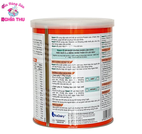 Sữa Nepro 2 400g dành cho người chạy thận nhân tạo