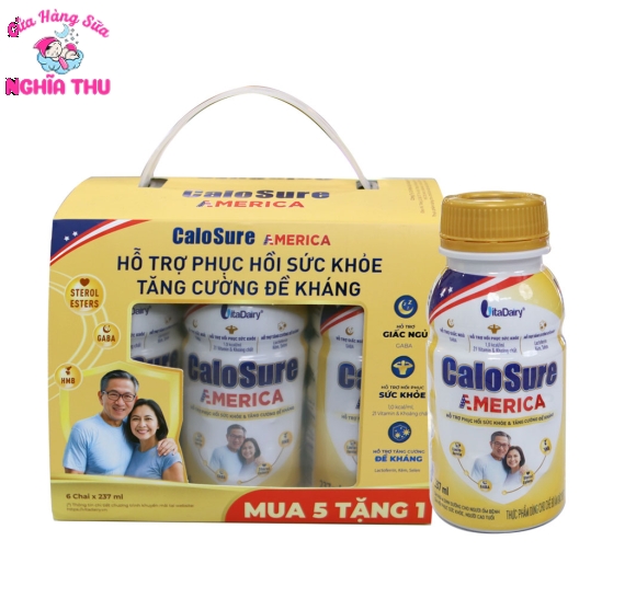 Sữa nước CaloSure America 237ml (1 vỉ 6 chai)