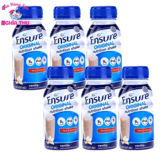 Sữa Ensure Nước 237ml Original hương Vani (24 lon/thùng)