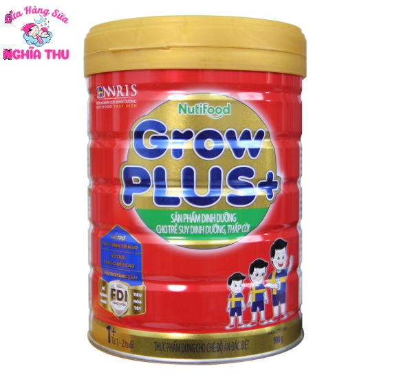 Sữa Grow Plus +1 đỏ Nutifood 900g (trẻ từ 1-2 tuổi)