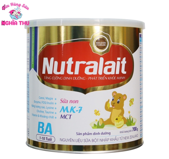 Sữa Nutralait BA 700g (trẻ biếng ăn từ 1-10 tuổi)