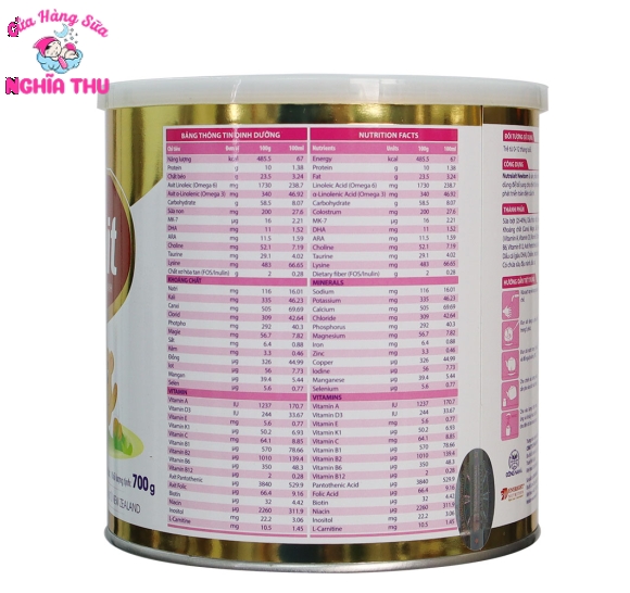 Sữa Nutralait Newborn 700g (trẻ từ 0-12 tháng)