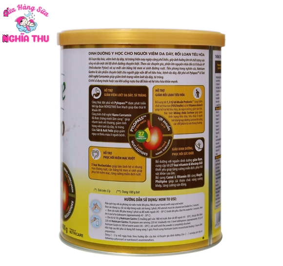 Sữa Nutricare Gastro 400g (Cho Người Bệnh Dạ Dày)