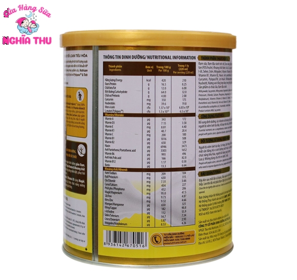 Sữa Nutricare Gastro 400g (Cho Người Bệnh Dạ Dày)