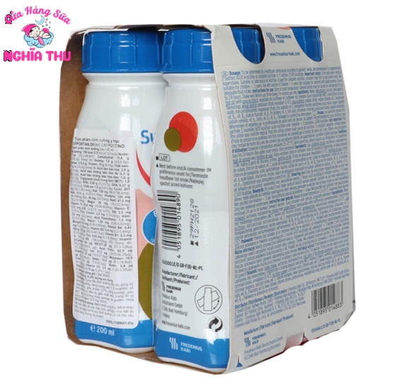 Sữa Supportan Drink Cappuccino 200ml cho Bệnh Nhân Ung Thư