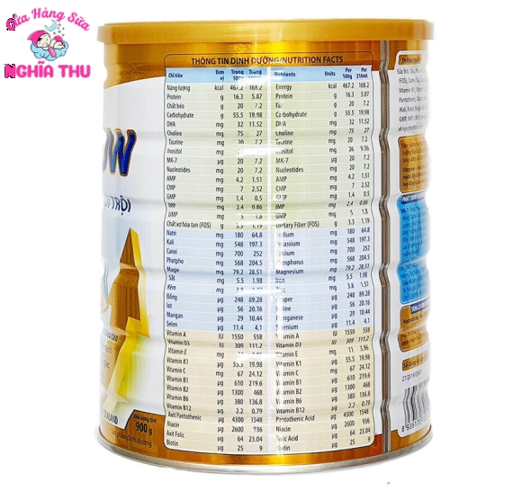 Sữa Vitagrow 1+ 900G Tăng Chiều Cao (từ 1-2 tuổi)