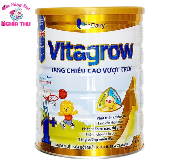 Sữa Vitagrow 1+ 900G Tăng Chiều Cao (từ 1-2 tuổi)